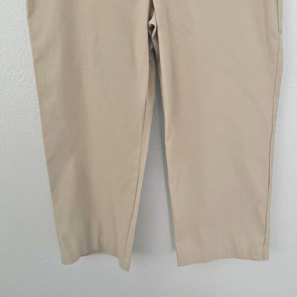 CHICO'S | So Slimming Khaki Crop Pants Pull On Slim Pants | Size 2.5 (Large, 14) - Picture 4 of 7